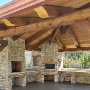 Carpenteria Gazebo con Struttura Lignea Complessa